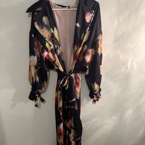 Beautiful Satin Trench Coat